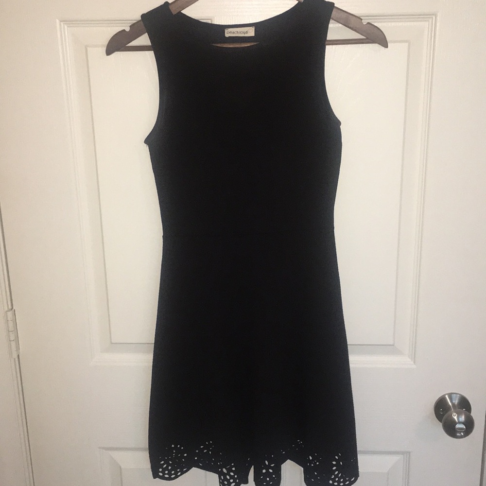 Black cocktail dress